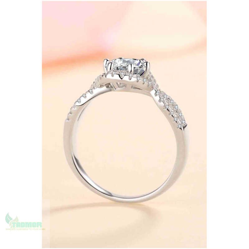 Feel The Joy 925 Sterling Silver Moissanite Ring - Image 5