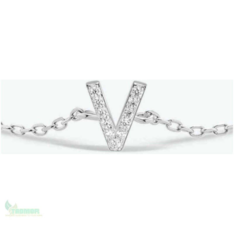 V To Z Zircon 925 Sterling Silver Bracelet - Image 4