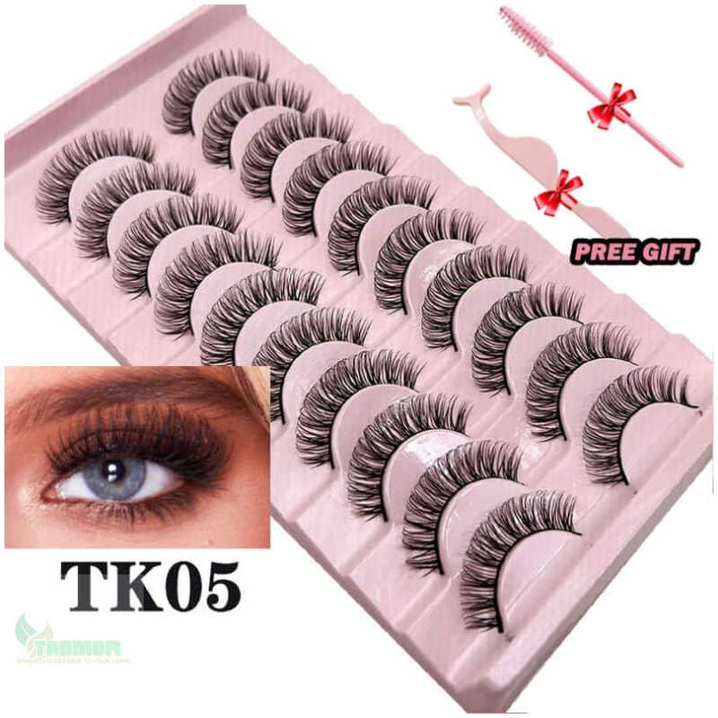 Russian Strip Lashes Fluffy Mink - Image 3