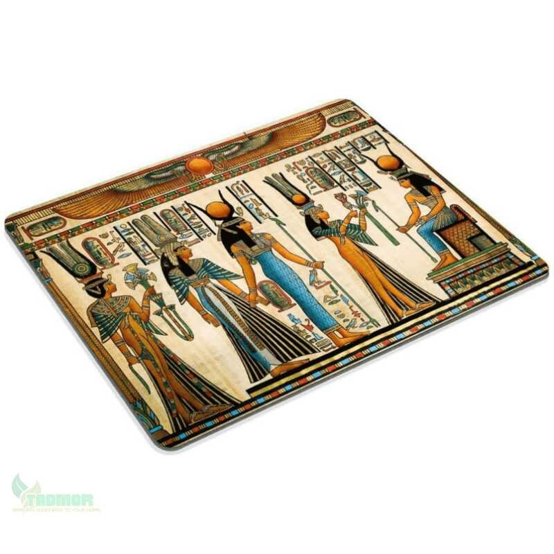 Egyptian Mouse Pad, Papyrus Depicting Queen Nefertari Making an Offering to Isis - Image 2