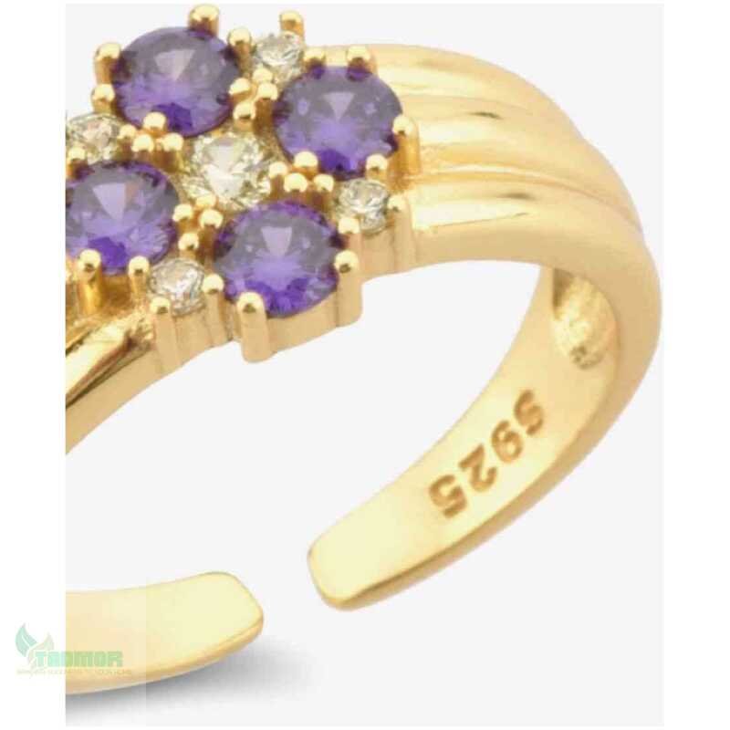 Zircon 925 Sterling Silver Open Ring - Image 3