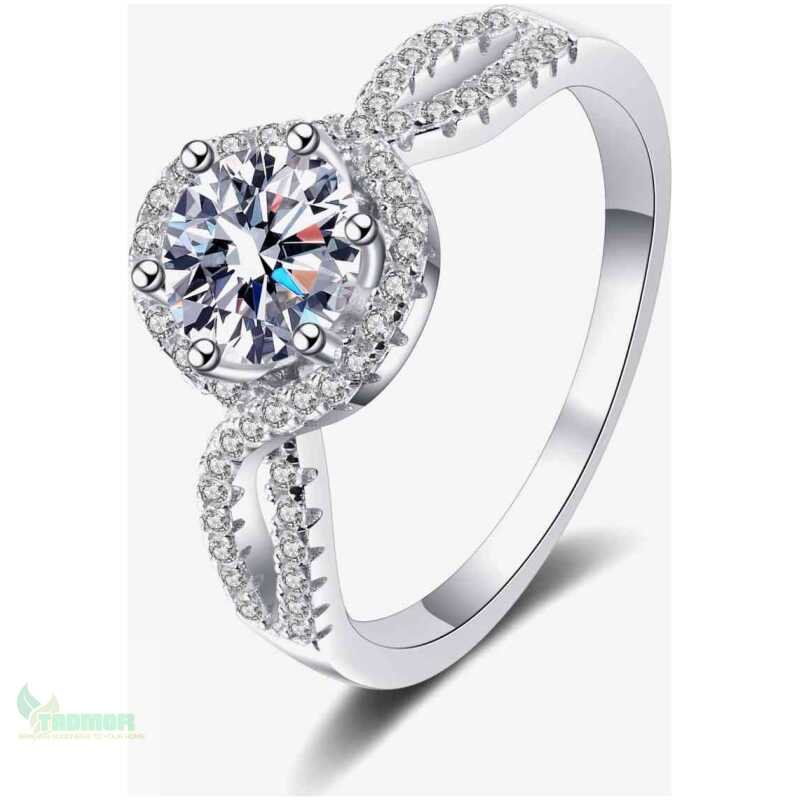 Feel The Joy 925 Sterling Silver Moissanite Ring