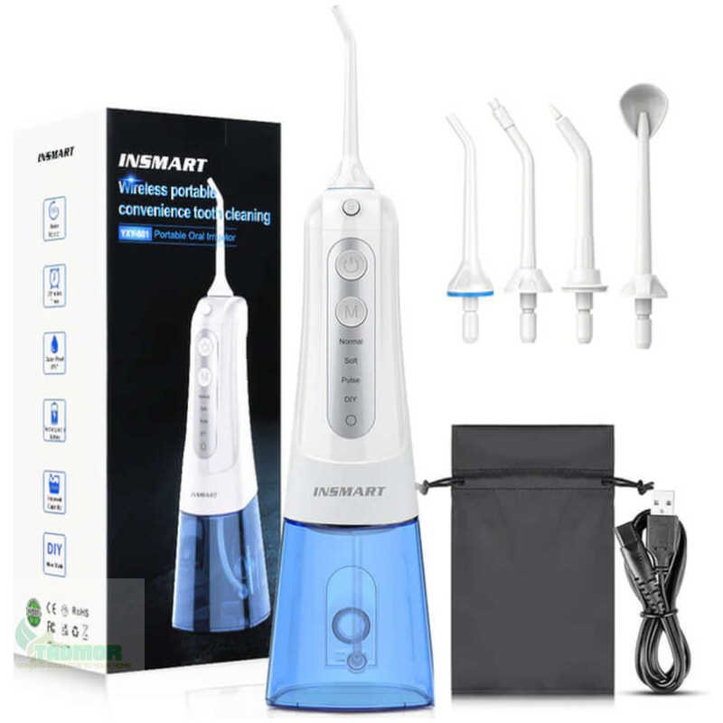 Dental Water Flosser - Teeth Whitening, Waterproof, Portable, 300ML - Image 9