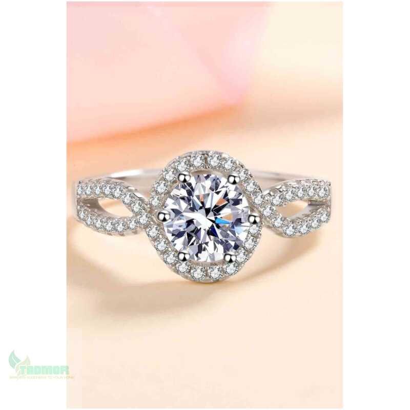 Feel The Joy 925 Sterling Silver Moissanite Ring - Image 4