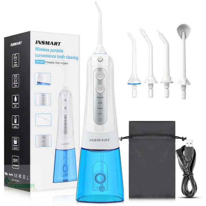 Dental Water Flosser - Teeth Whitening, Waterproof, Portable, 300ML - Image 10