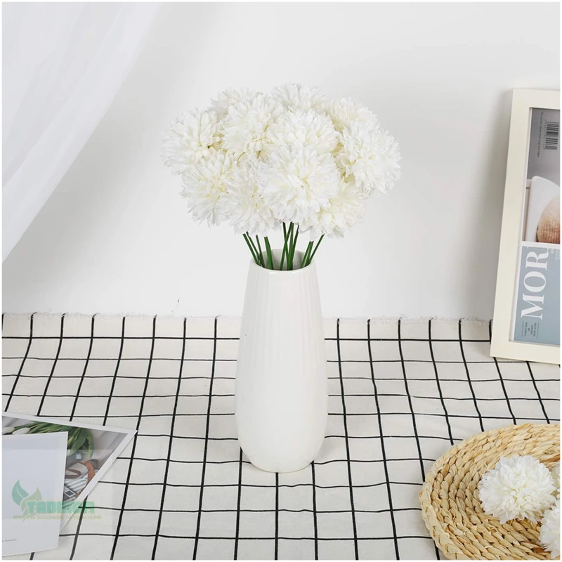 Artificial Silk Kiku Flowers | Fake Chrysanthemum - Image 7
