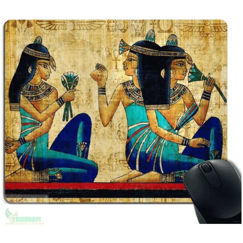 Gaming Mouse Pad Custom, Vintage Egyptian Gaming Non-Slip Rubber Large Mousepad - Image 4