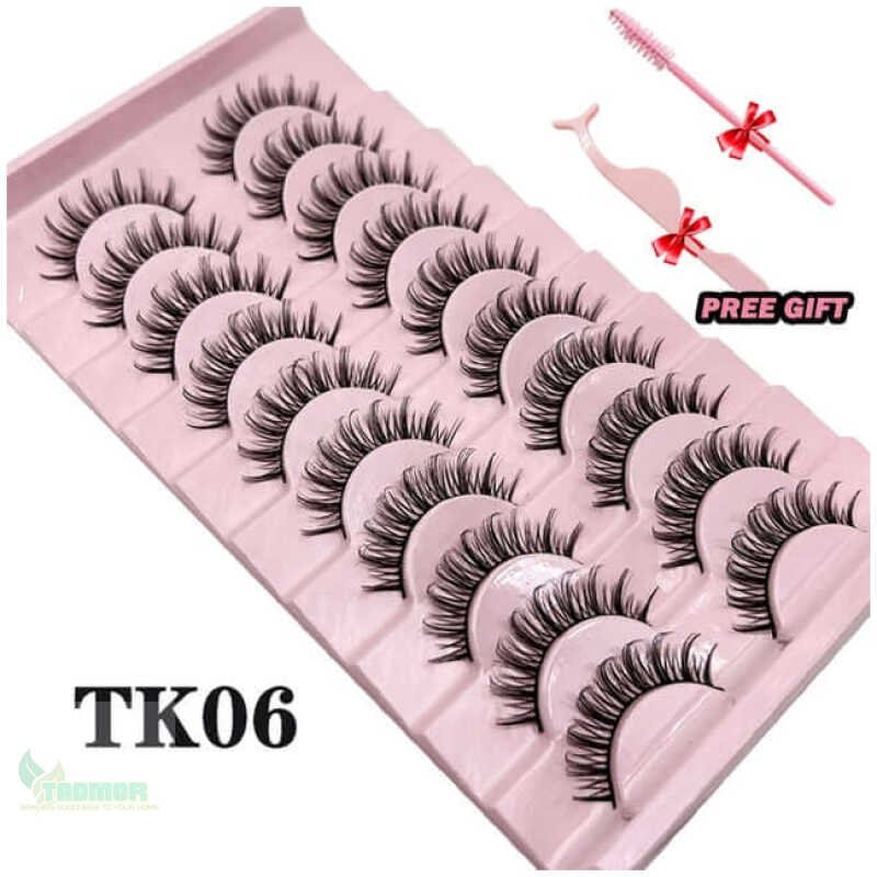 Russian Strip Lashes Fluffy Mink - Image 8