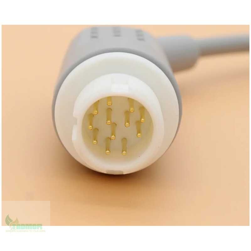 Compatible with 12PIN philips Patient ECG monitor 5 lead cable and electrode connector of Snap/Clip,AHA OR IEC - Image 5