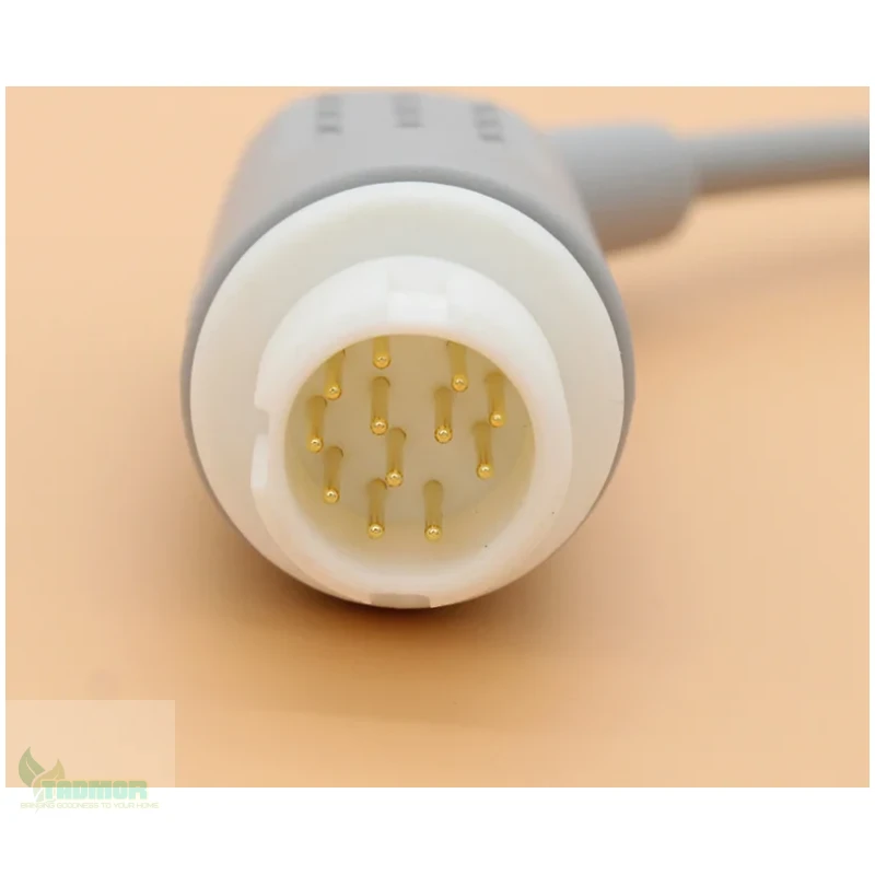 Compatible with 12PIN philips Patient ECG monitor 5 lead cable and electrode connector of Snap/Clip,AHA OR IEC - Image 5
