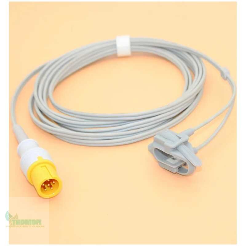 For Contec CMS 5100 8000 Patient Monitor Digital Spo2 sensor cable,6Pin 3m Finger/Ear Pulse Oximeter probe. - Image 3