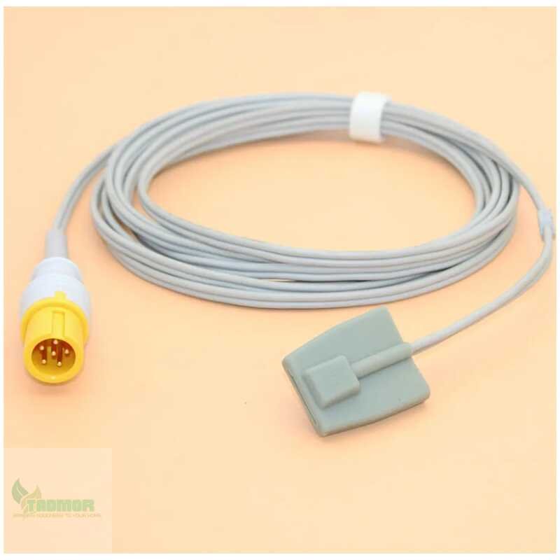 For Contec CMS 5100 8000 Patient Monitor Digital Spo2 sensor cable,6Pin 3m Finger/Ear Pulse Oximeter probe. - Image 4