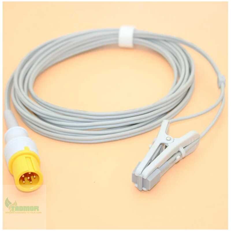 For Contec CMS 5100 8000 Patient Monitor Digital Spo2 sensor cable,6Pin 3m Finger/Ear Pulse Oximeter probe. - Image 6