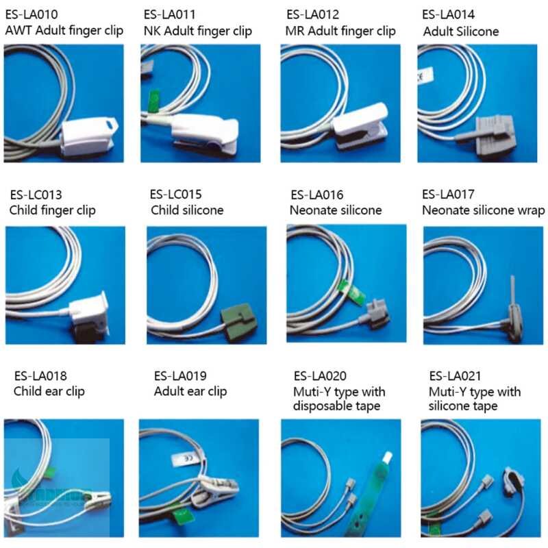 For Ge-Ohmeda Tuffsat,Hyp7pi Patient Monitor Child Finger Clip Ear Clip Silicone Long Cable Reusable Oxygen Spo2 Sensor Probes - Image 6