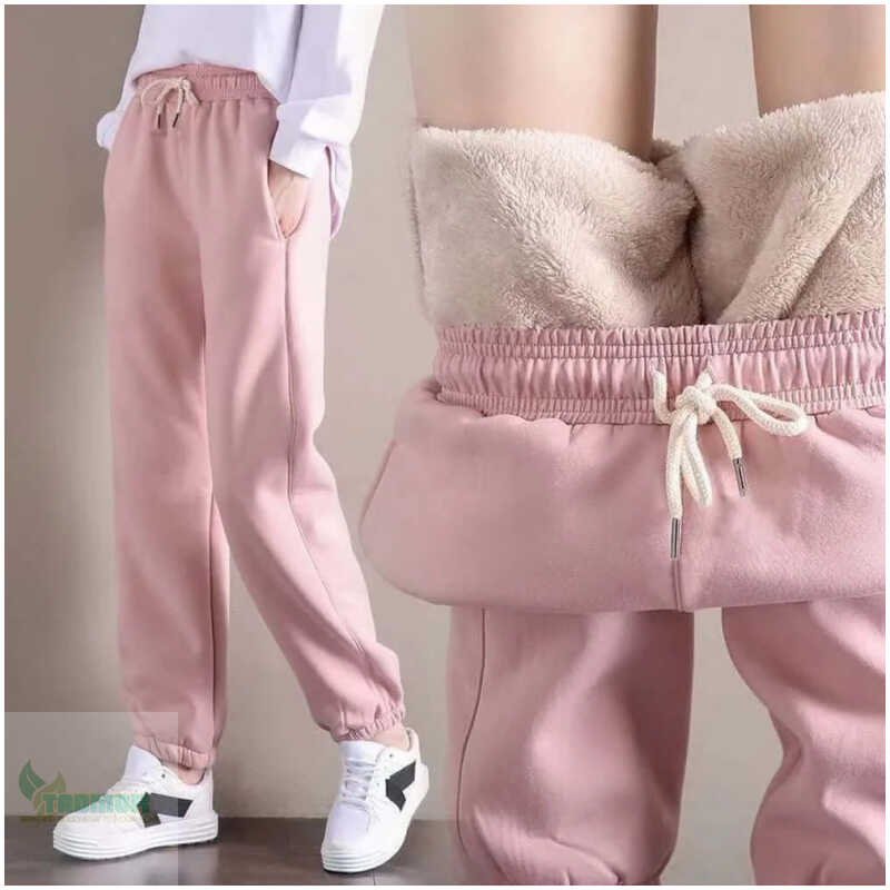 Women Winter Warm Leggings Thick Trousers Warm Fleece Plus Size Long Thicken Pants Fashion Casual Soild Color Leggings
