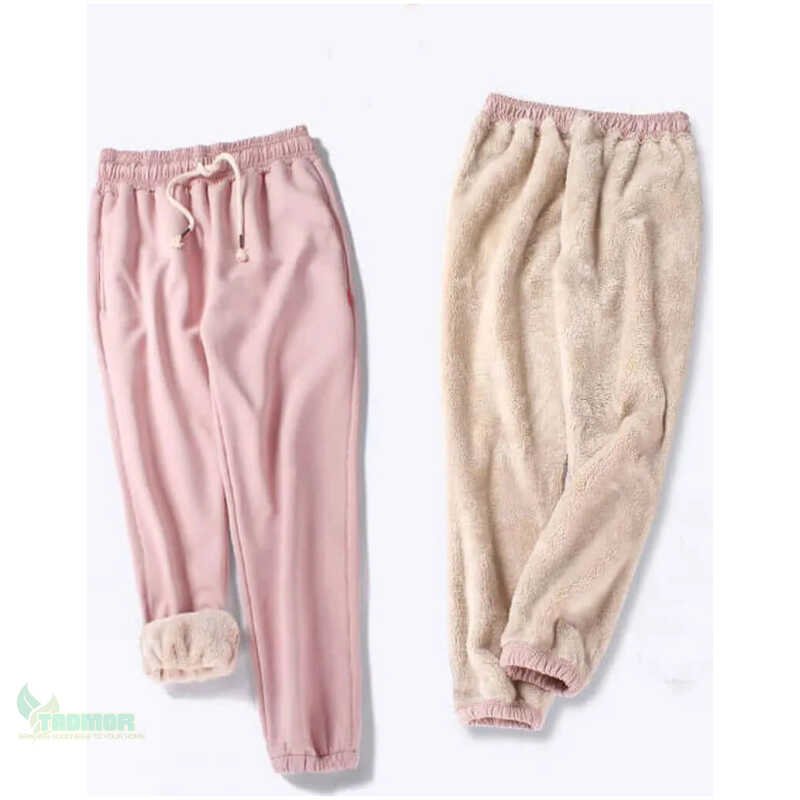 Women Winter Warm Leggings Thick Trousers Warm Fleece Plus Size Long Thicken Pants Fashion Casual Soild Color Leggings - Image 5