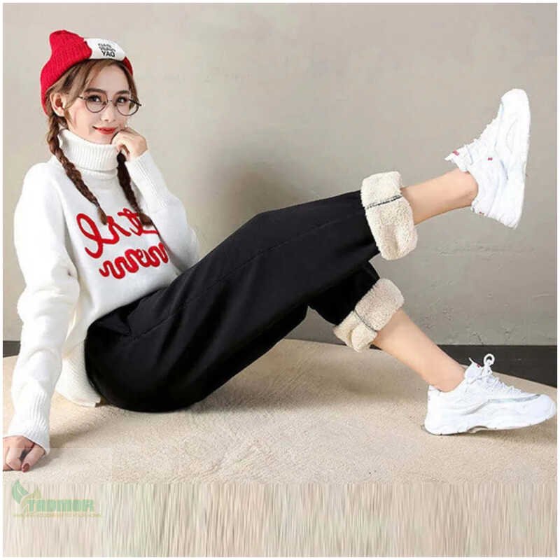Women Winter Warm Leggings Thick Trousers Warm Fleece Plus Size Long Thicken Pants Fashion Casual Soild Color Leggings - Image 4