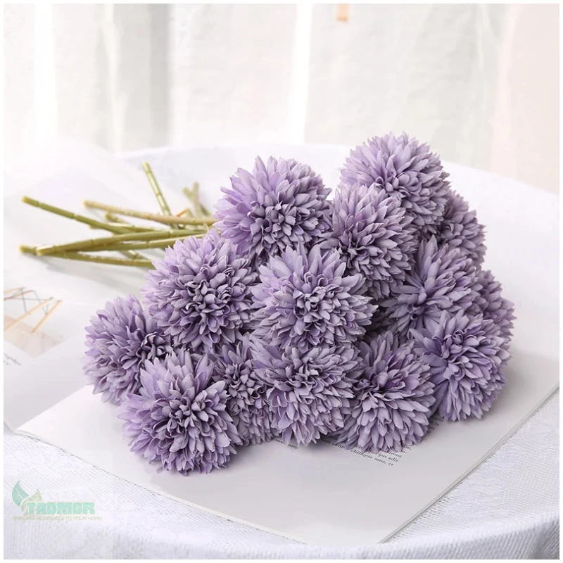 Artificial Silk Kiku Flowers | Fake Chrysanthemum - Image 19