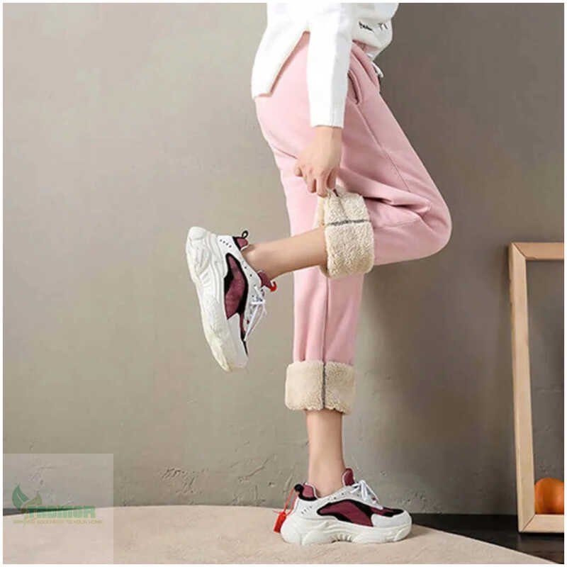 Women Winter Warm Leggings Thick Trousers Warm Fleece Plus Size Long Thicken Pants Fashion Casual Soild Color Leggings - Image 3