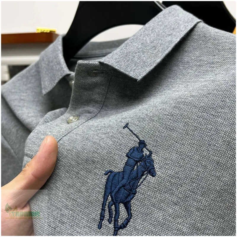 High-end Trend Embroidery Polo Shirts 2023 Summer Luxury - Image 4