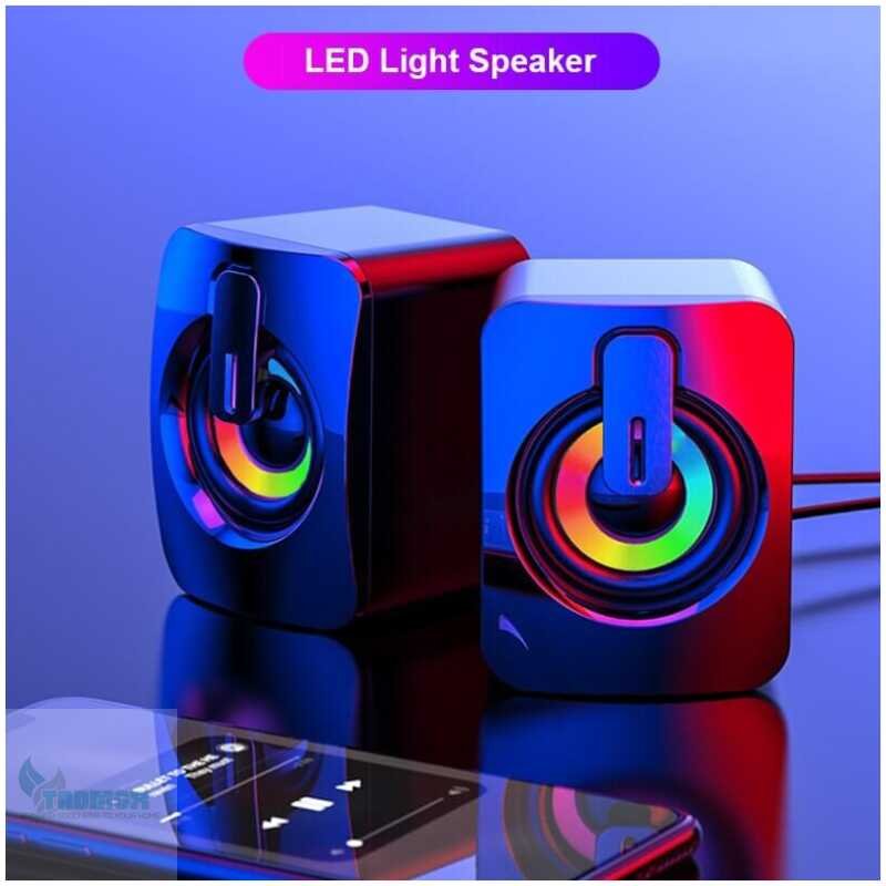 Computer Speakers PC Sound Box HIFI Stereo Microphone USB Wired - Image 4