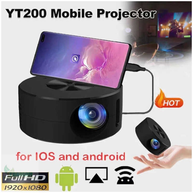 YT200 Mini Projector 30000 hours lamp life - Image 2