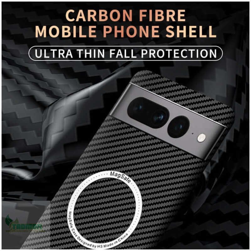 Wireless Carbon Fiber Phone Case For Google Pixel 7 - Image 12