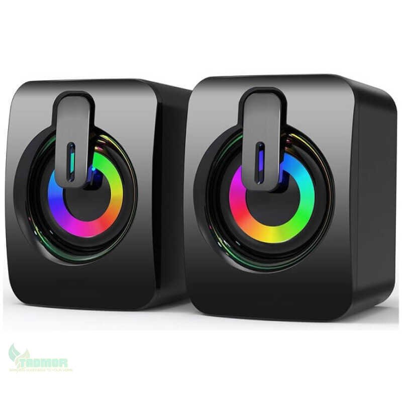 Computer Speakers PC Sound Box HIFI Stereo Microphone USB Wired - Image 5