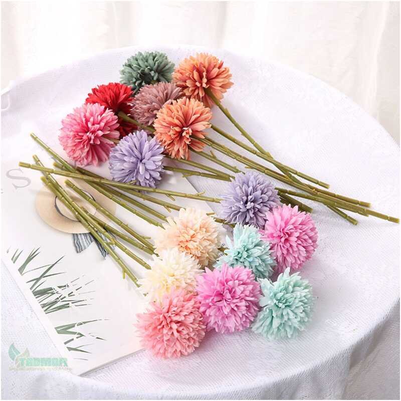 Artificial Silk Kiku Flowers | Fake Chrysanthemum - Image 12