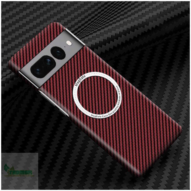 Wireless Carbon Fiber Phone Case For Google Pixel 7 - Image 3