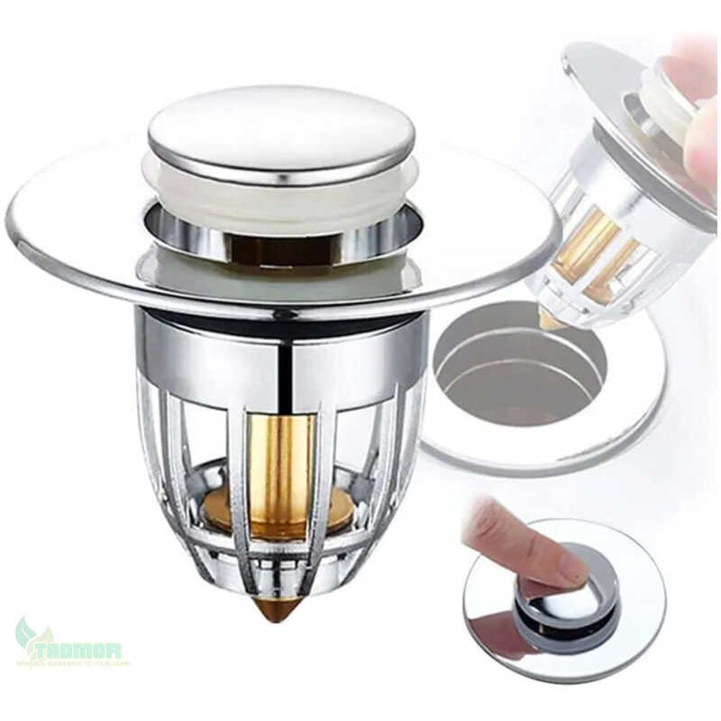 Press Bounce Basin Pop-up Drain Filter