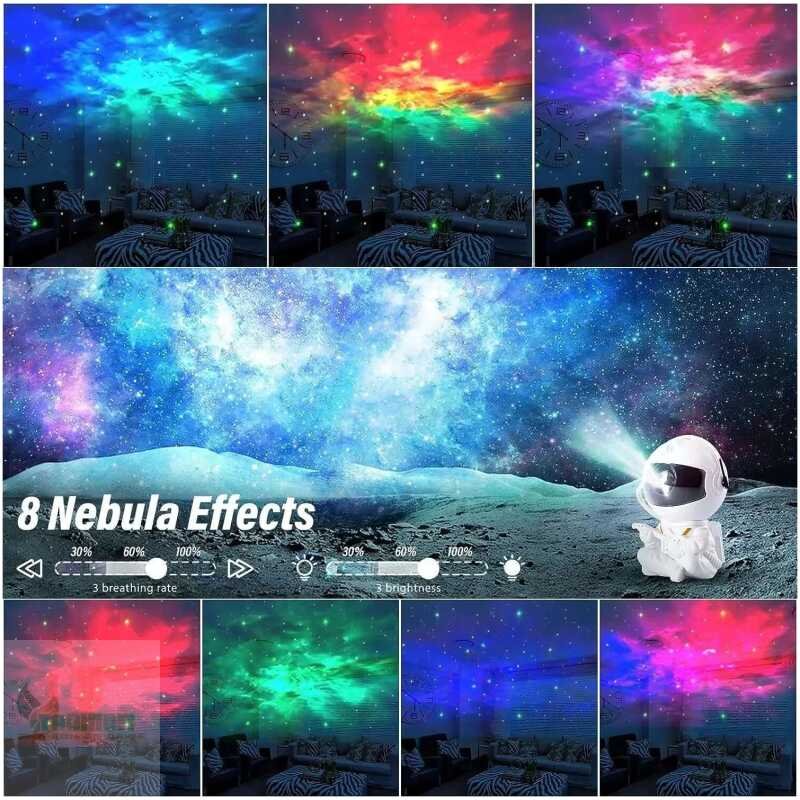 ZAPP Galaxy Night Light Astronaut Space Projector - LED Lamp - Image 5