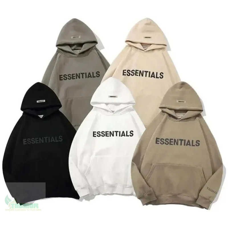 Essentials 3D Logo Hoodie: High-Quality Hip Hop Fashion - Unisex