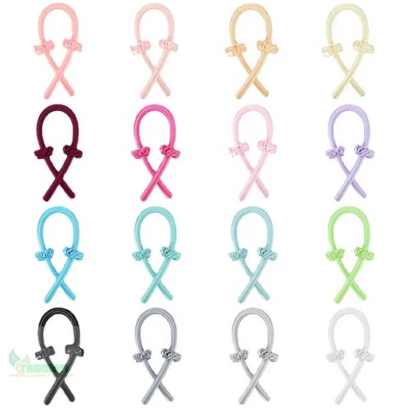 Heatless Curling Rod Headband No Heat Silk Curls Ribbon Hair Rollers Sleeping Soft Headband Lazy Hair Curlers Hair Styling Tools - Image 2