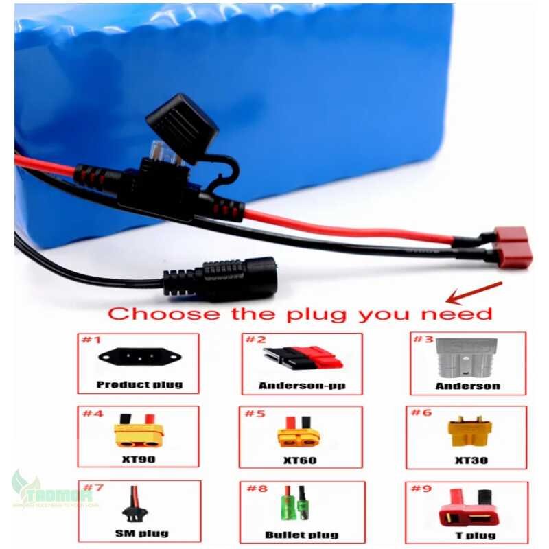 18650 13S3P 48V 30Ah 30000mAh Lithium ion Battery Pack 750w 1000w E-bike Electric bicycle Scooter with BMS And 54.6v Charger - Image 3