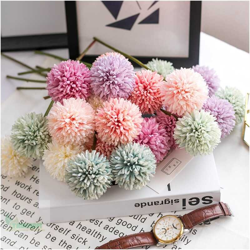 Artificial Silk Kiku Flowers | Fake Chrysanthemum - Image 2