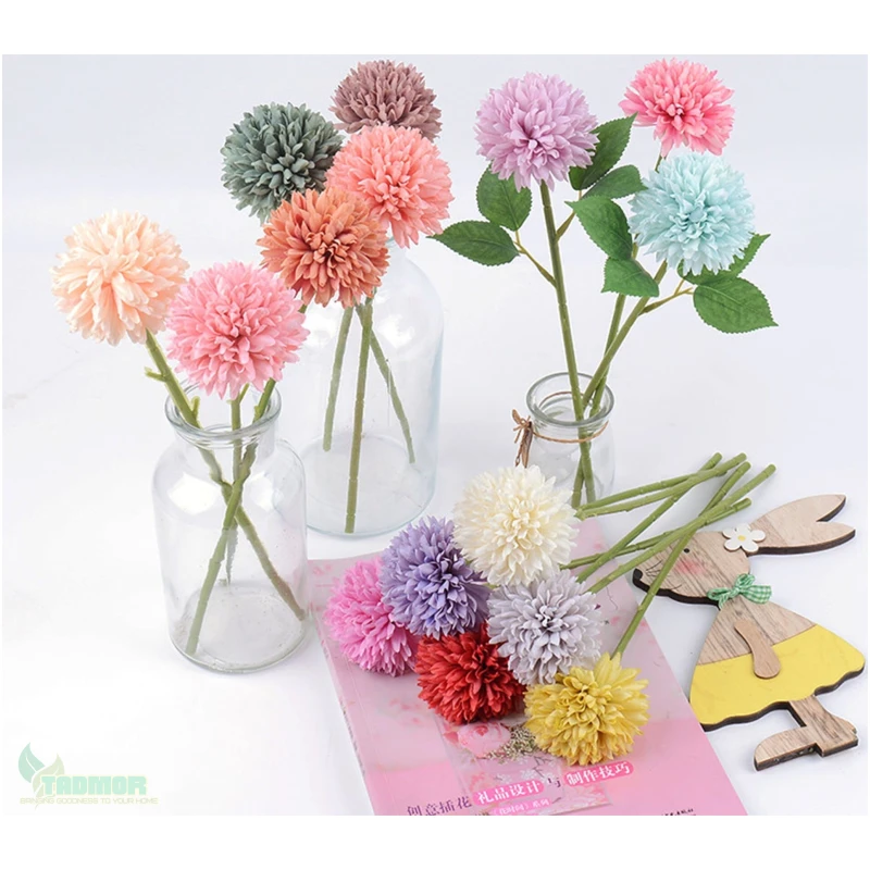 Artificial Silk Kiku Flowers | Fake Chrysanthemum - Image 8