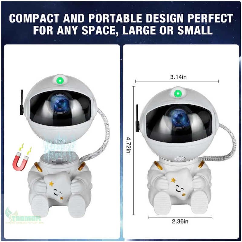 ZAPP Galaxy Night Light Astronaut Space Projector - LED Lamp - Image 6