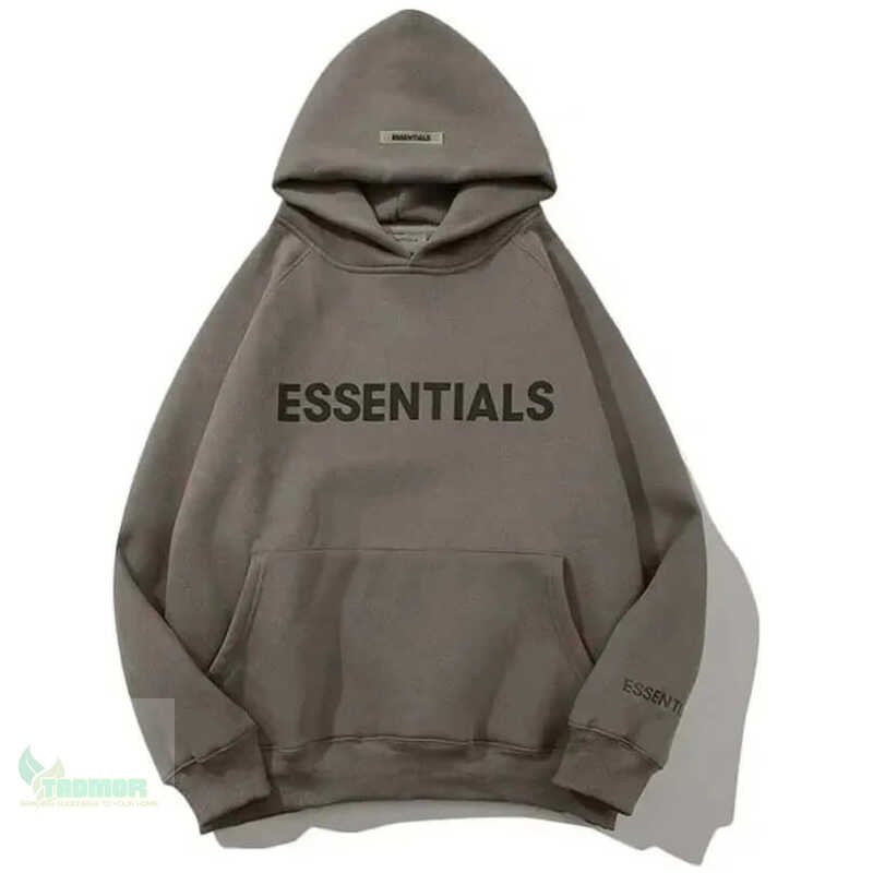 Essentials 3D Logo Hoodie: High-Quality Hip Hop Fashion - Unisex - Image 2