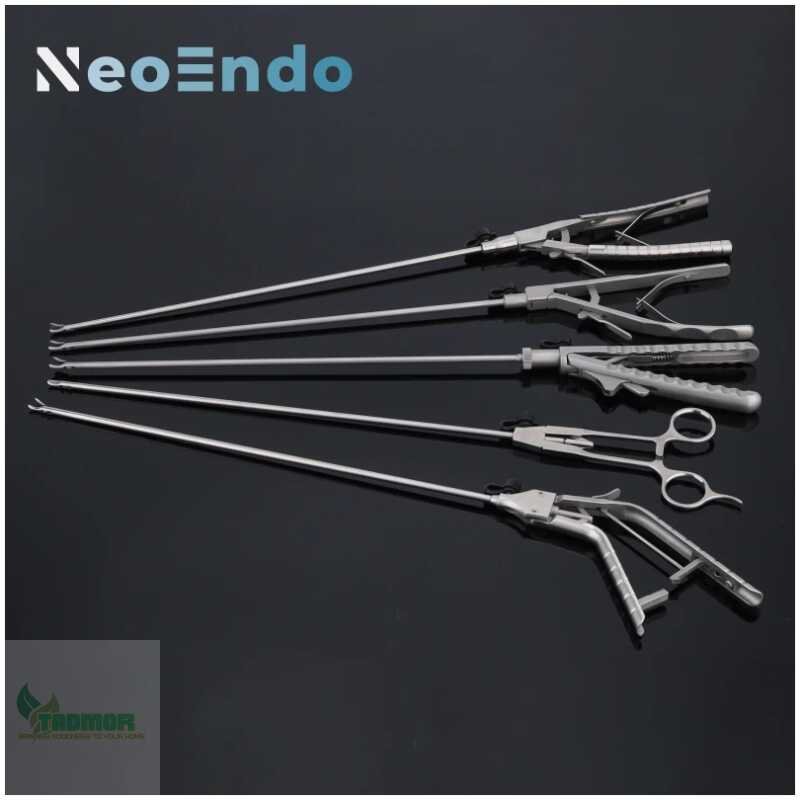 Laparoscopic Training Instruments For Practice Laparoscopy Simulation Trainer Grasper/Dissector/Curved Scissors/Needle Holder - Image 2