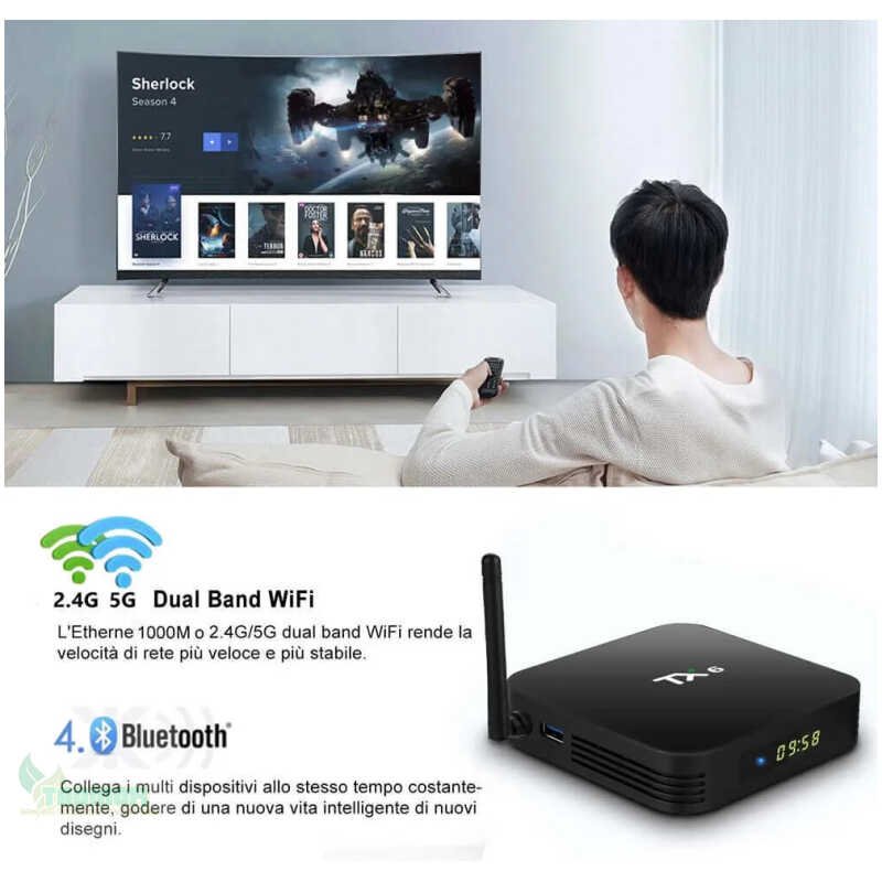 X96Q TV Box Android10 Allwinner H313 Quad Core 2GB 16GB / 1GB 8GB 2.4G Wifi 4K HD Media Player Smart Set Top Box PK X98Q - Image 5