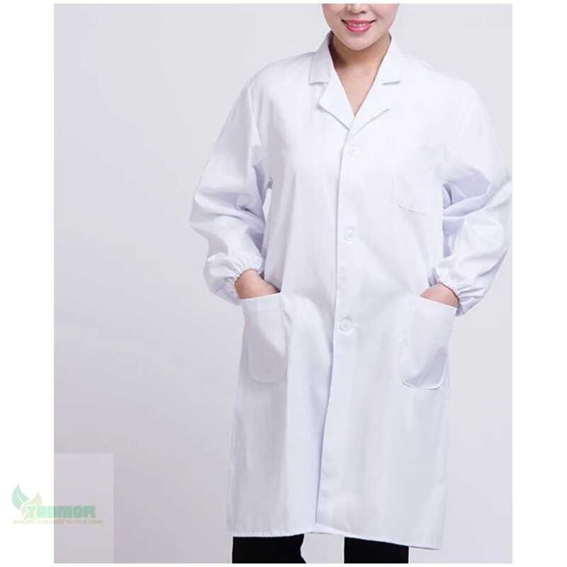 White Lab Coat Doctor Hospital Scientist School Fancy Dress Costume for Students Adults UND Sale - Image 3