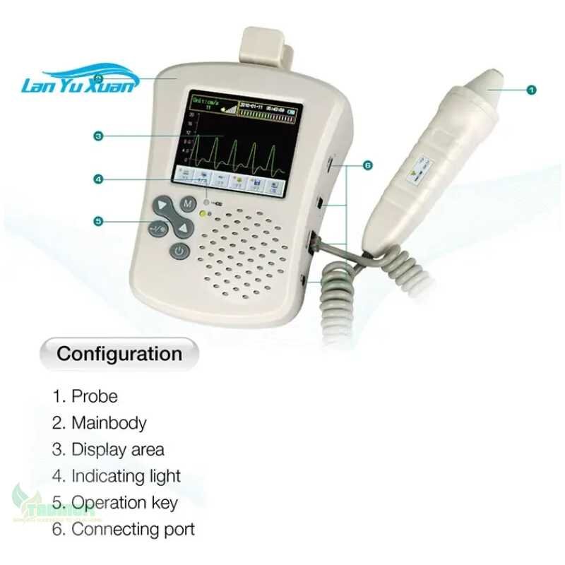 ZT-VD-01 Detect Arterial And Venous Blood Flow Velocity Portable mini Doppler Fetal Handheld Vascular Doppler - Image 3