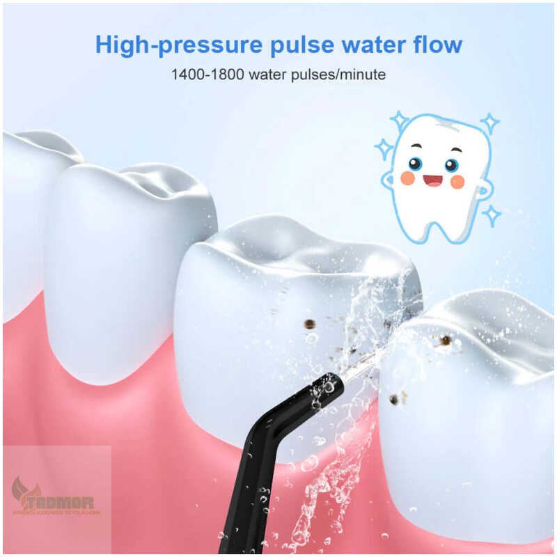 Dental Water Flosser - Teeth Whitening, Waterproof, Portable, 300ML - Image 3