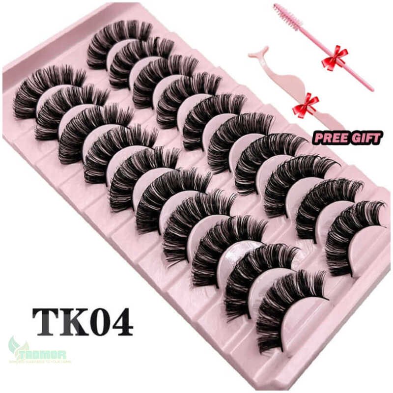 Russian Strip Lashes Fluffy Mink - Image 5
