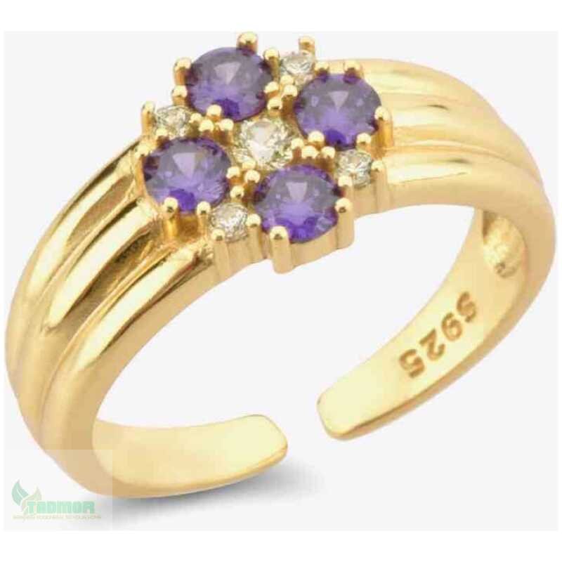 Zircon 925 Sterling Silver Open Ring