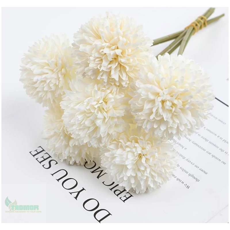 Artificial Silk Kiku Flowers | Fake Chrysanthemum - Image 16