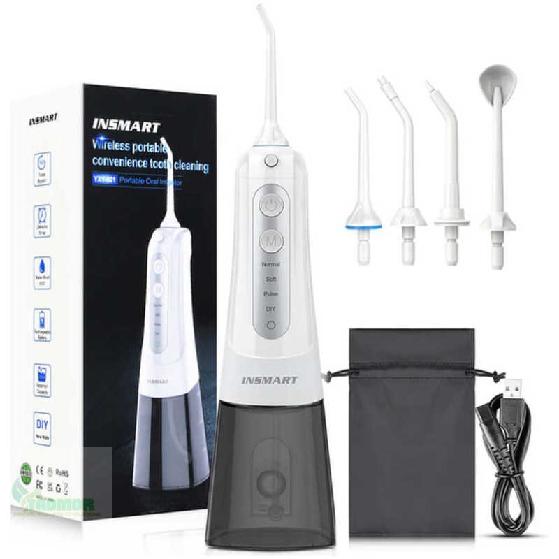 Dental Water Flosser - Teeth Whitening, Waterproof, Portable, 300ML - Image 11