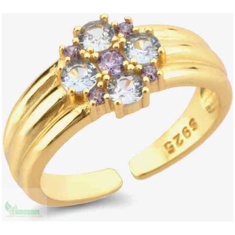 Zircon 925 Sterling Silver Open Ring - Image 4