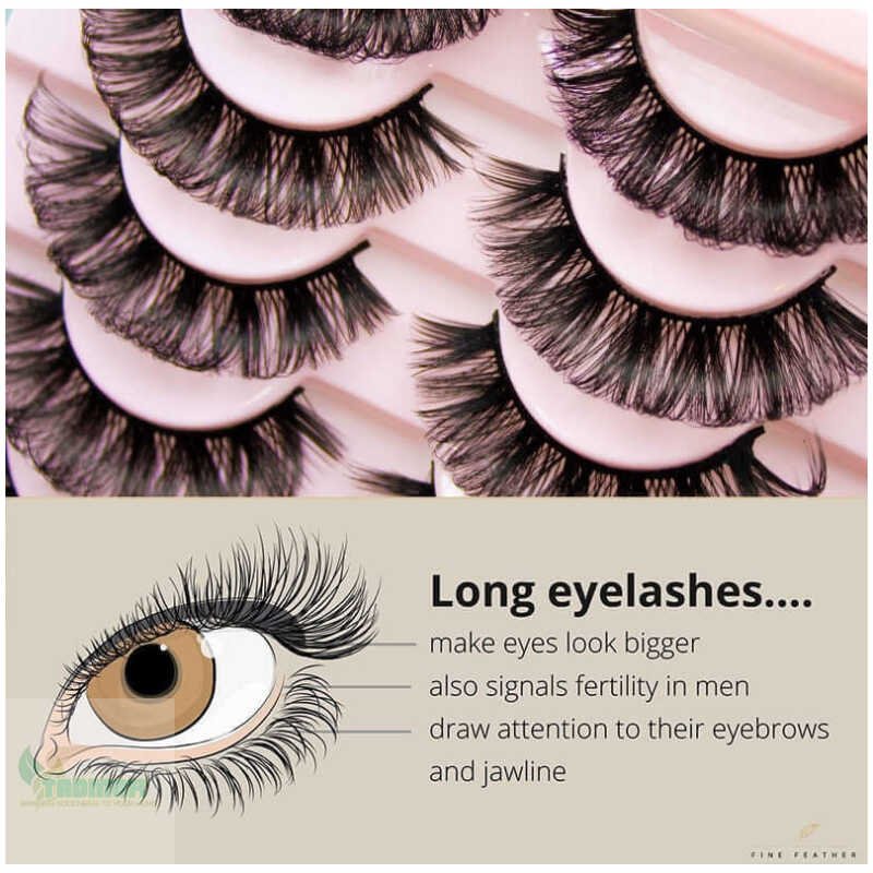 Russian Strip Lashes Fluffy Mink - Image 2